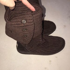 Brown Crochet Uggs